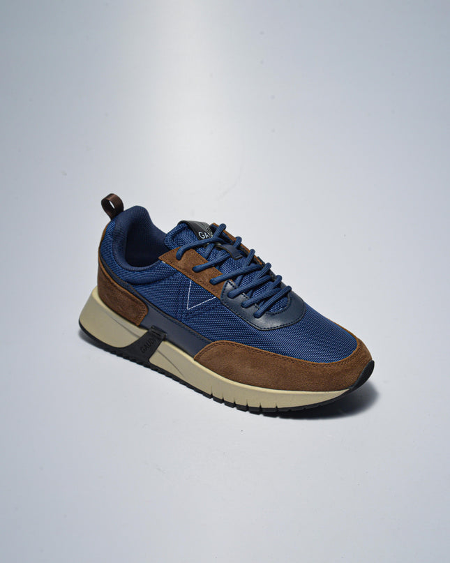 GAUDI 4141 SNEAKERS MARRONE-BLU