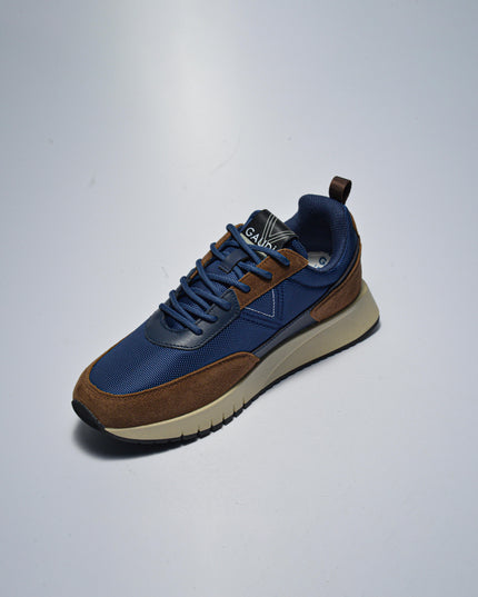 GAUDI 4141 SNEAKERS MARRONE-BLU