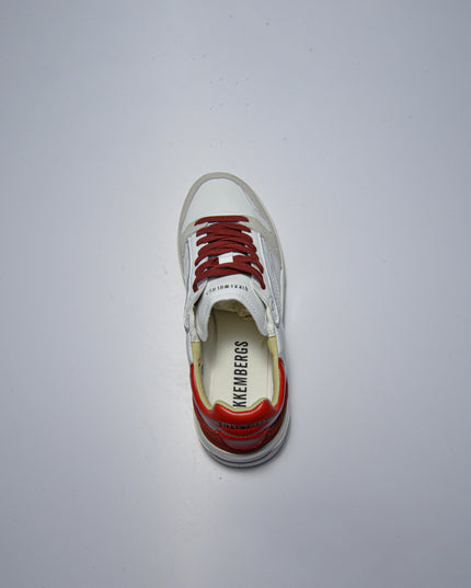 BIKKEMBERGS 11\CP SNEAKERS BIANCA-ROSSO