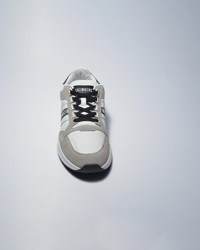 BIKKEMBERGS 05\CP SNEAKERS BIANCO-GRIGIO