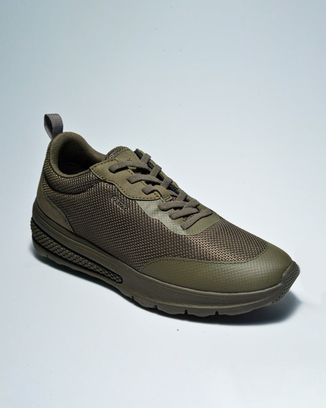 GEOX U46HSB SNEAKERS IN TELA VERDE