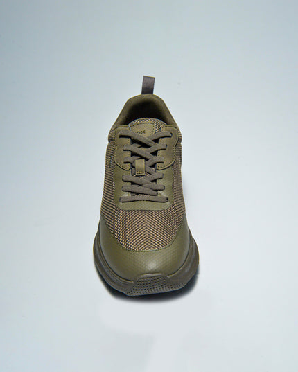 GEOX U46HSB SNEAKERS IN TELA VERDE