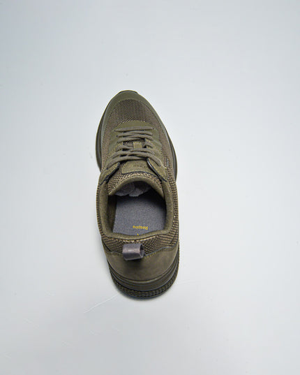 GEOX U46HSB SNEAKERS IN TELA VERDE