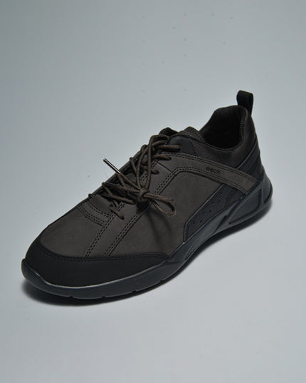 GEOX U45G7C SNEAKERS MARRONE-NERA