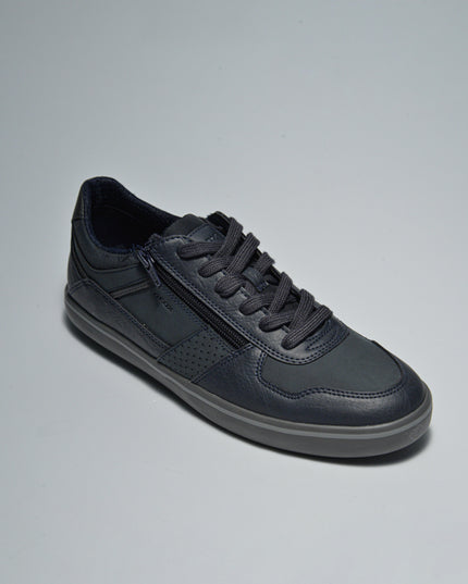 GEOX U45BCA SNEAKERS CON ZIP LATERALE BLU