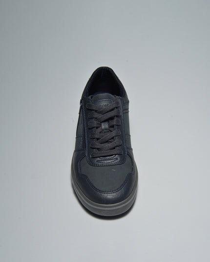 GEOX U45BCA SNEAKERS CON ZIP LATERALE BLU