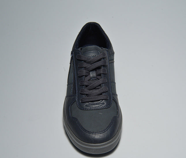 GEOX U45BCA SNEAKERS CON ZIP LATERALE BLU