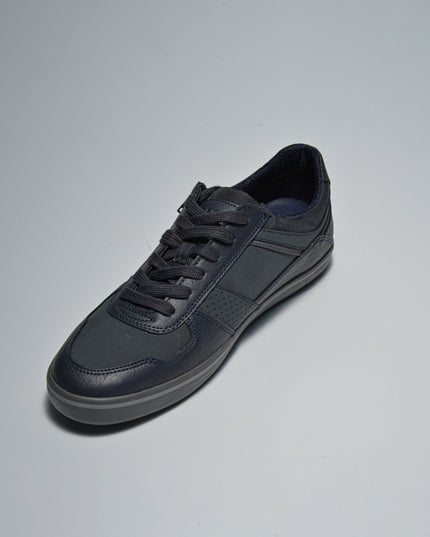 GEOX U45BCA SNEAKERS CON ZIP LATERALE BLU