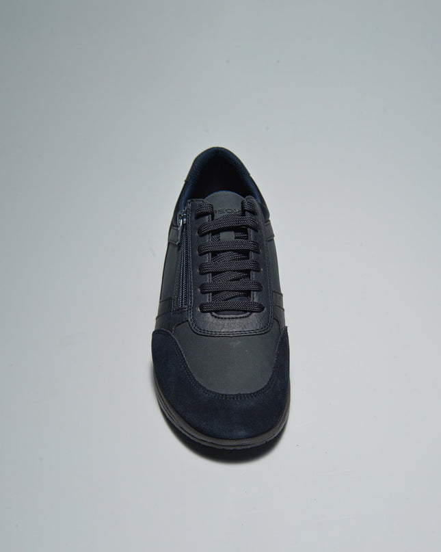 GEOX U46H54 SNEAKERS CON ZIP LATERALE BLU