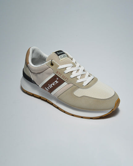 AVIREX N002 SNEAKERS MARRONE