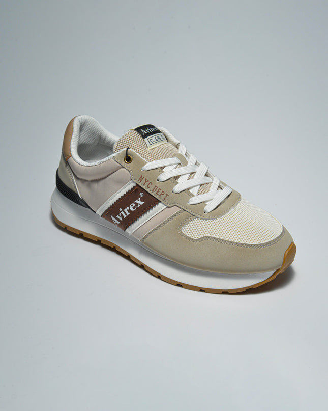 AVIREX N002 SNEAKERS MARRONE