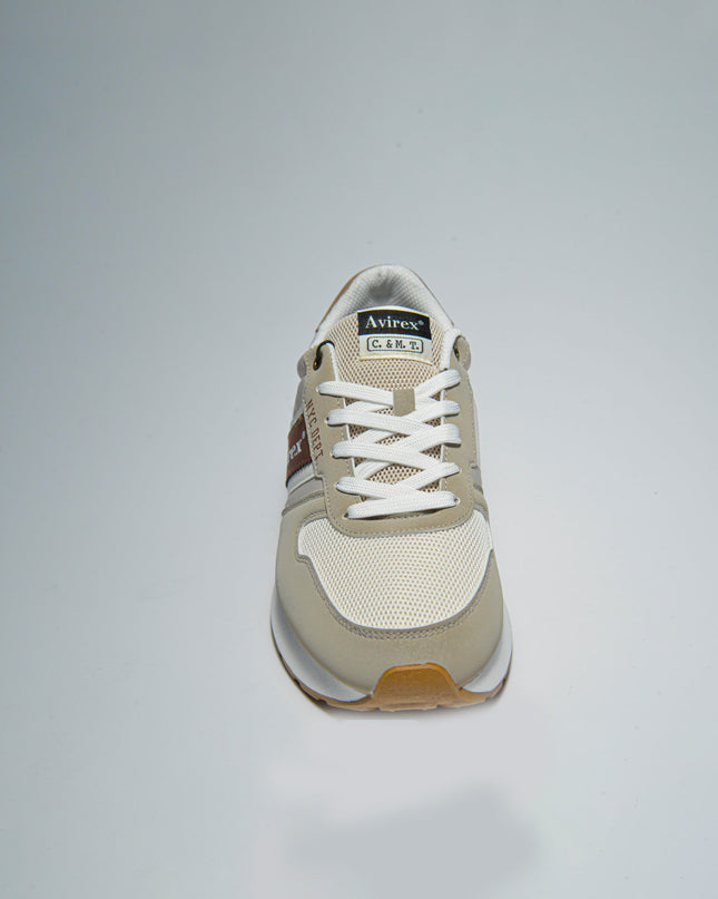AVIREX N002 SNEAKERS MARRONE