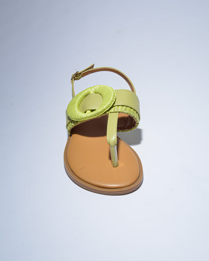 NINI` PARIS 26131 SANDALO INFRADITO LIME