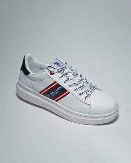 U.S. Polo Assn. C.C 2WHI SNEAKERS BIANCA-ROSSA
