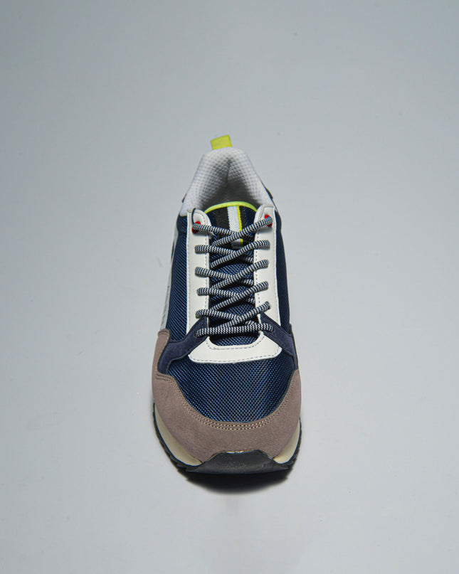 U.S. Polo Assn. C.C GE01 SNEAKERS IN TELA BLU-GRIGIA