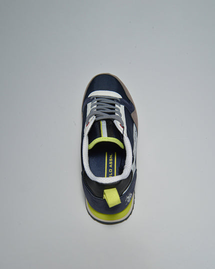 U.S. Polo Assn. C.C GE01 SNEAKERS IN TELA BLU-GRIGIA