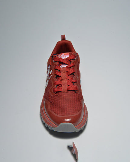 U.S POLO ASSN 1RED SNEAKERS IN TELA ROSSA