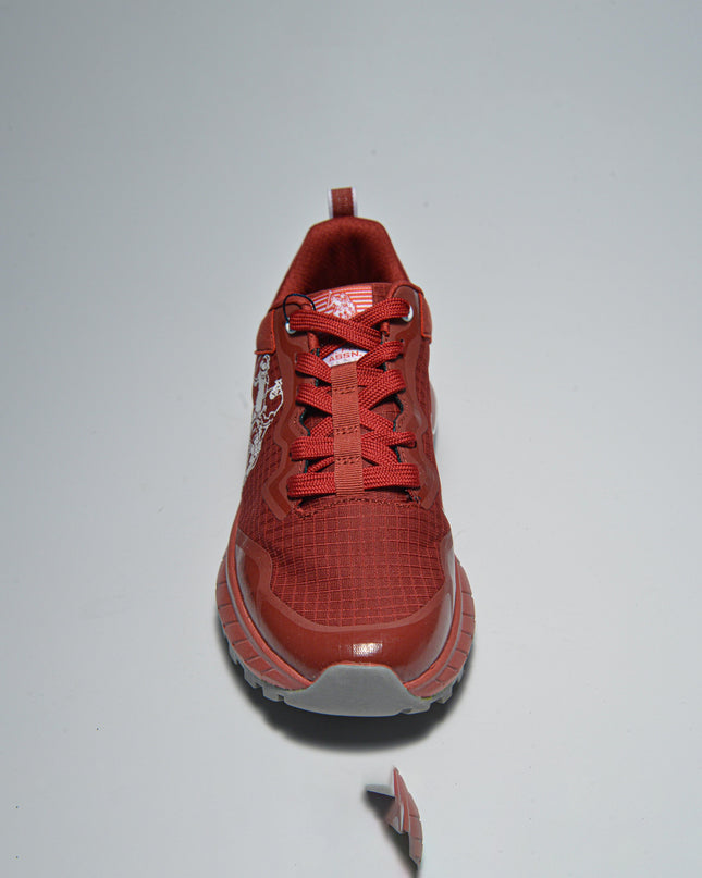 U.S POLO ASSN 1RED SNEAKERS IN TELA ROSSA