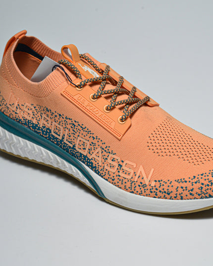 U.S. Polo Assn. C.C A002 SNEAKERS IN TELA ARANCIONE