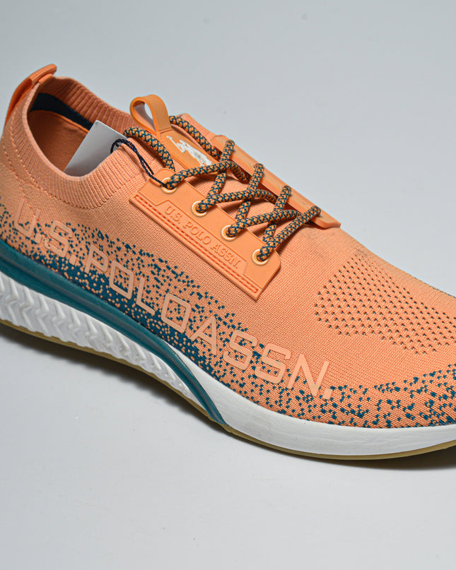 U.S. Polo Assn. C.C A002 SNEAKERS IN TELA ARANCIONE