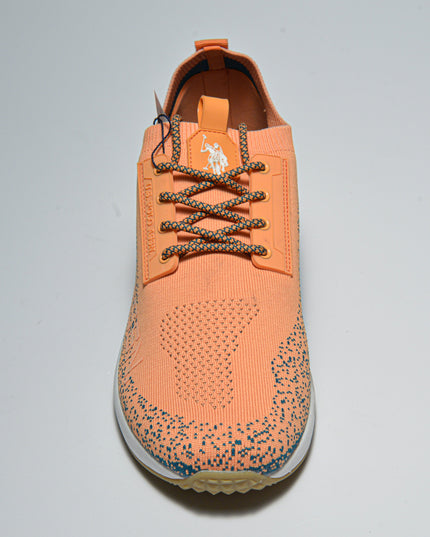 U.S. Polo Assn. C.C A002 SNEAKERS IN TELA ARANCIONE