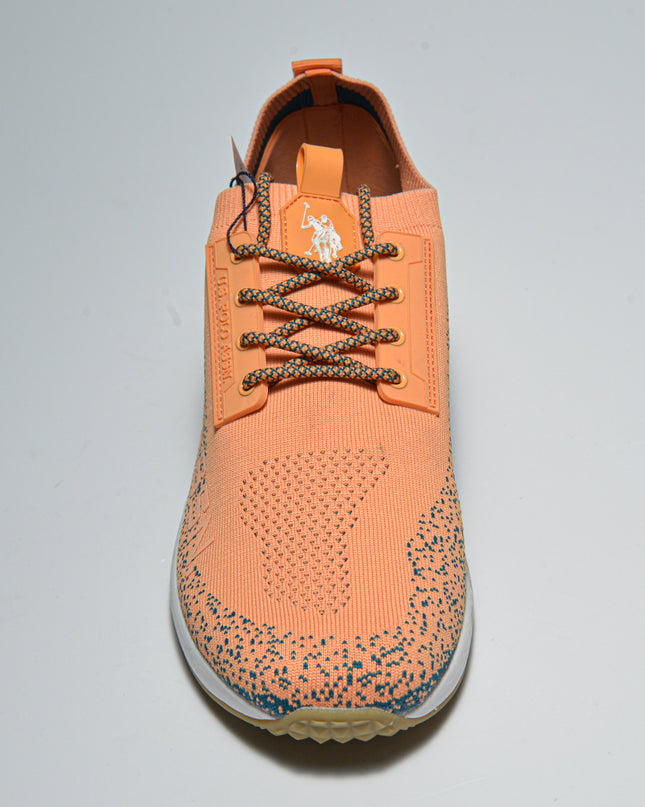 U.S. Polo Assn. C.C A002 SNEAKERS IN TELA ARANCIONE