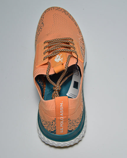 U.S. Polo Assn. C.C A002 SNEAKERS IN TELA ARANCIONE