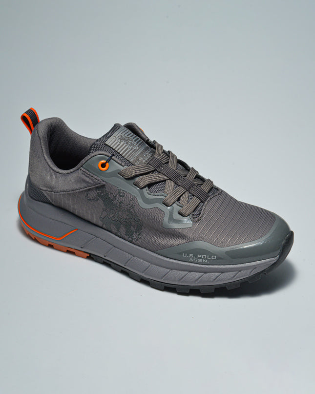 U.S. Polo Assn. 5GRY SNEAKERS IN TELA GRIGIA