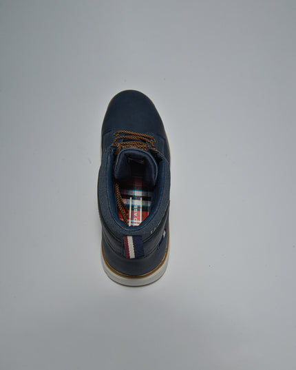 U.S POLO ASSN C.C L001 SNEAKERS BLU CON LACCI MARRONI