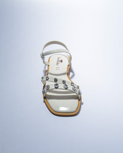 BRACCIALINI BB45 SANDALO BIANCO