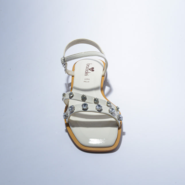 BRACCIALINI BB45 SANDALO BIANCO