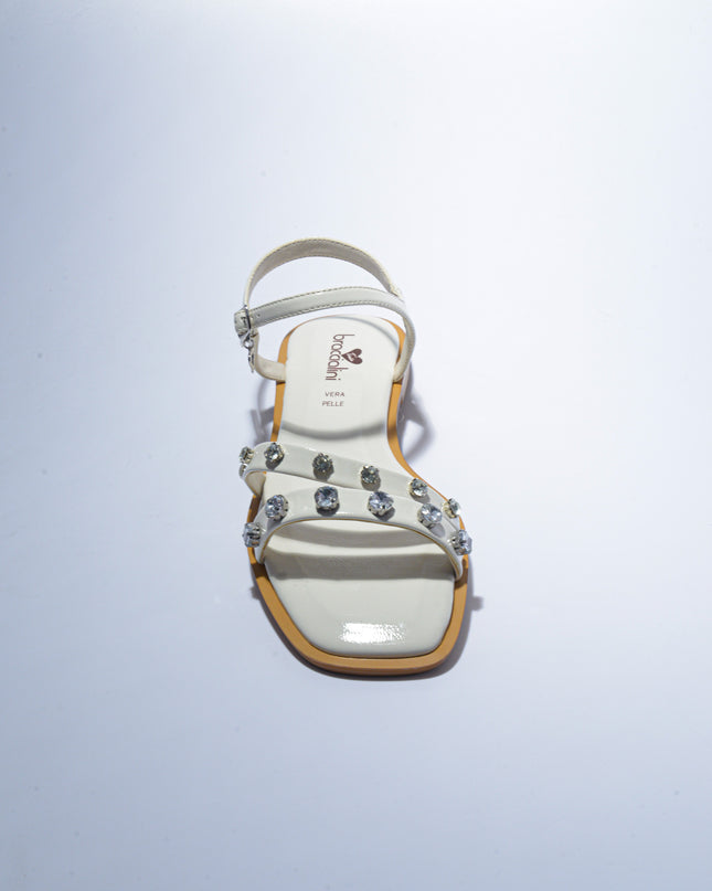 BRACCIALINI BB45 SANDALO BIANCO