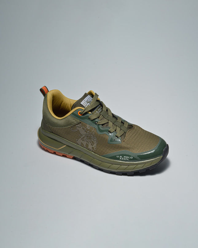 U.S. Polo Assn. C.C 5-MIL SNEAKERS VERDE MILITARE