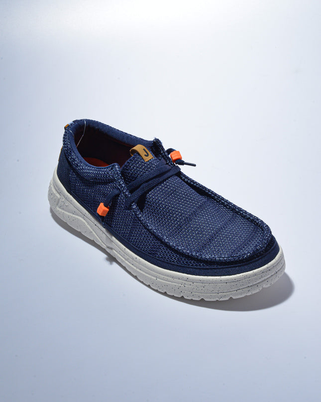 JODI 626-1 MOCASSINO IN TELA NAVY