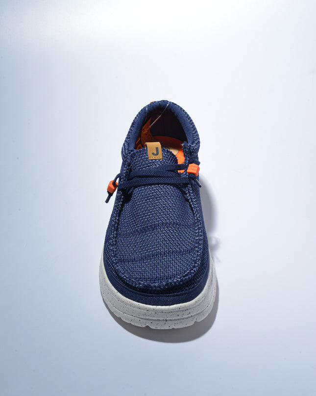 JODI 626-1 MOCASSINO IN TELA NAVY