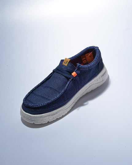 JODI 626-1 MOCASSINO IN TELA NAVY