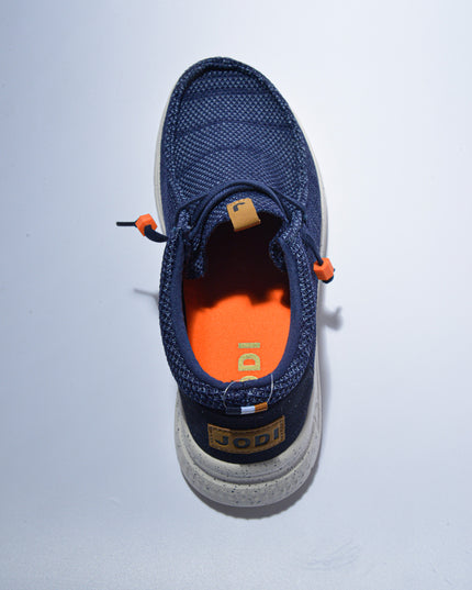 JODI 626-1 MOCASSINO IN TELA NAVY