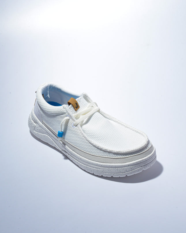 JODI 626-1 MOCASSINO IN TELA WHITE