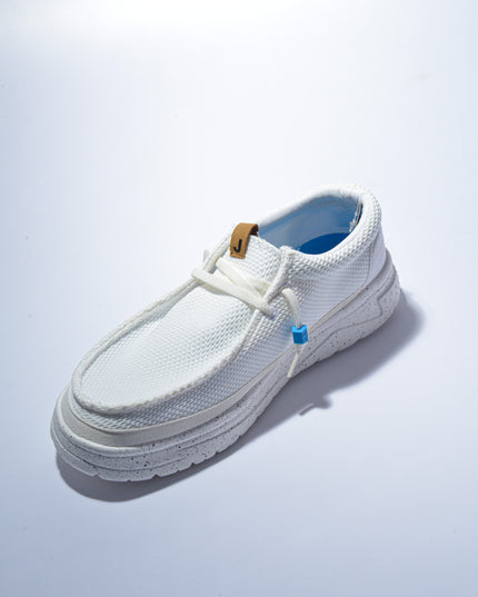 JODI 626-1 MOCASSINO IN TELA WHITE
