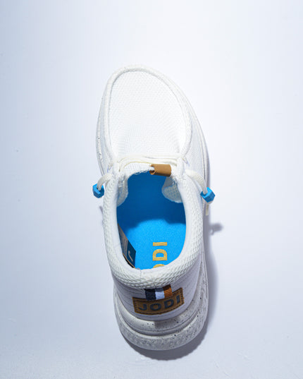 JODI 626-1 MOCASSINO IN TELA WHITE