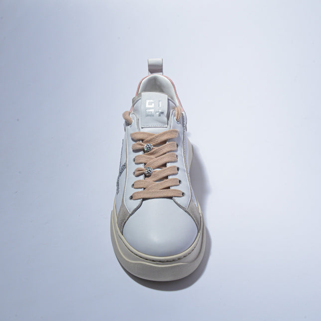GIO+ A63M C.C SNEAKERS BIANCA-ROSA