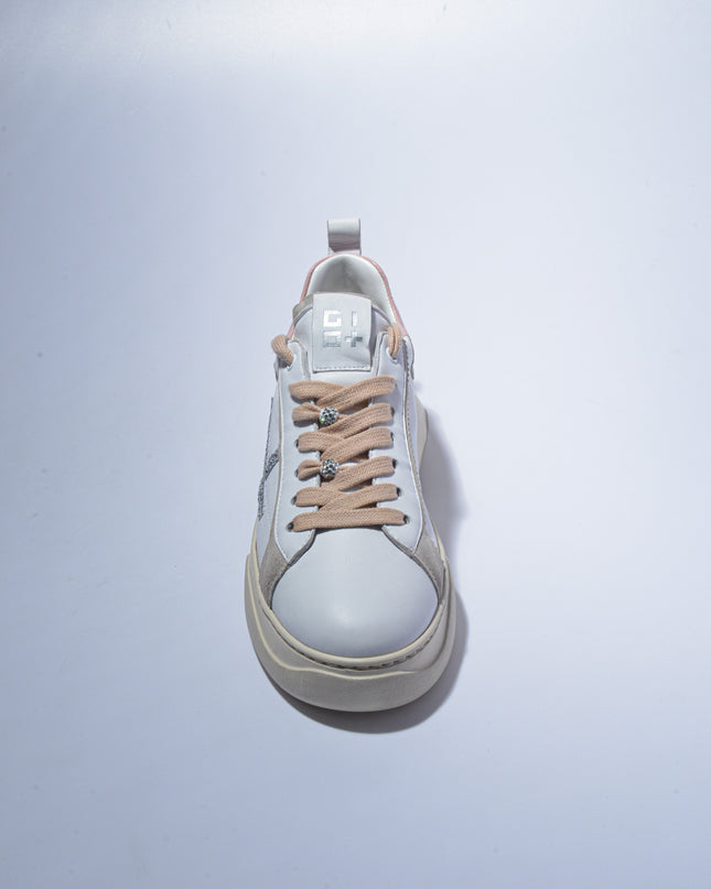 GIO+ A63M C.C SNEAKERS BIANCA-ROSA
