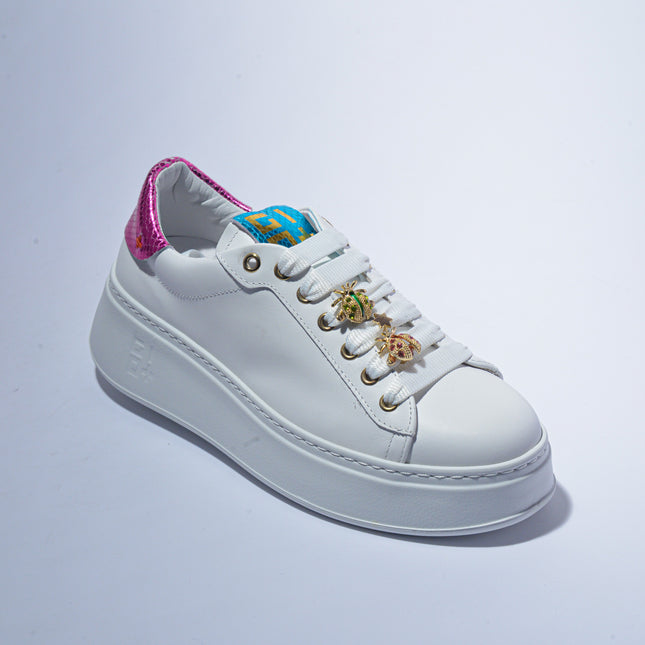 GIO+ 158A C.C SNEAKERS BIANCA-VERDE