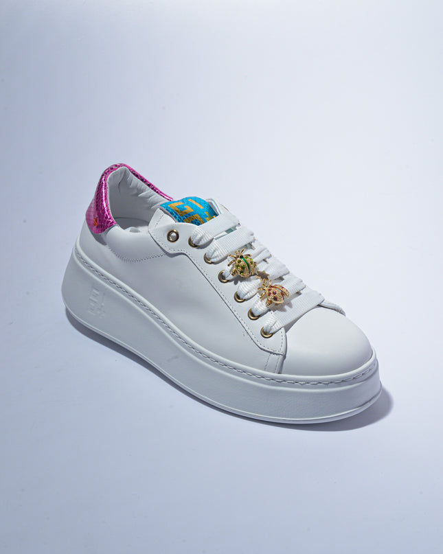GIO+ 158A C.C SNEAKERS BIANCA-VERDE