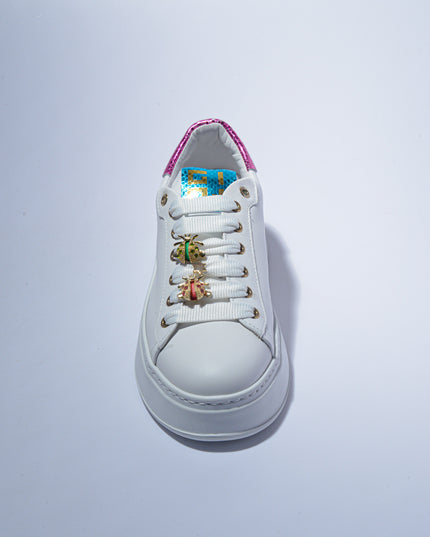 GIO+ 158A C.C SNEAKERS BIANCA-VERDE