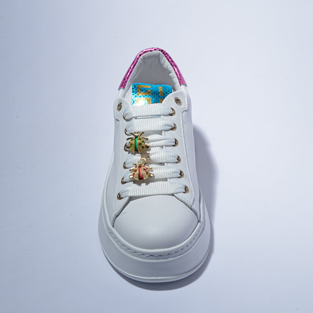 GIO+ 158A C.C SNEAKERS BIANCA-VERDE