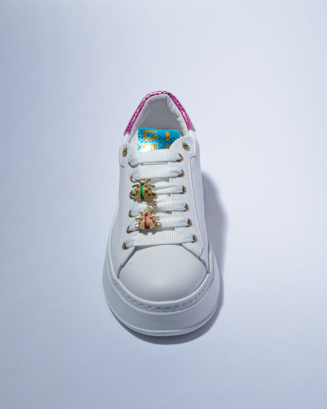 GIO+ 158A C.C SNEAKERS BIANCA-VERDE