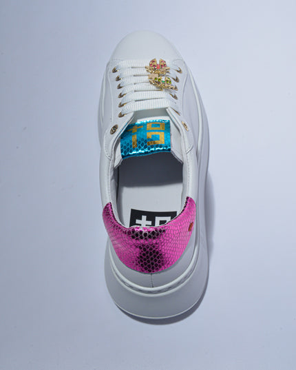 GIO+ 158A C.C SNEAKERS BIANCA-VERDE
