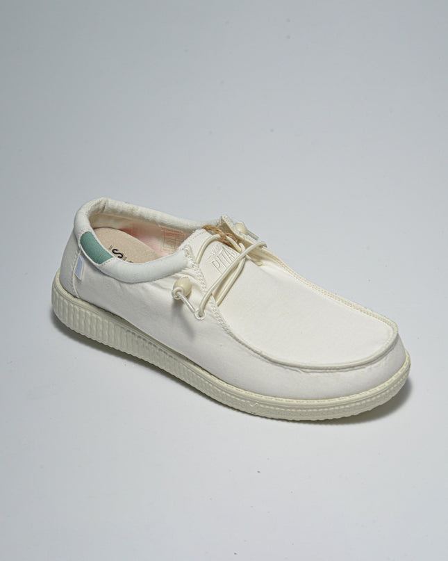 PITAS ILLY MOCASSINO IN TELA BIANCO