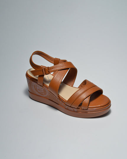 ALVIERO MARTINI 5632 SANDALO CON ZEPPA MARRONE